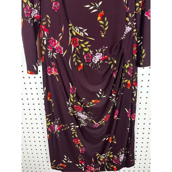 Chaps floral sheath dress size 12 - Picture 3 of 5